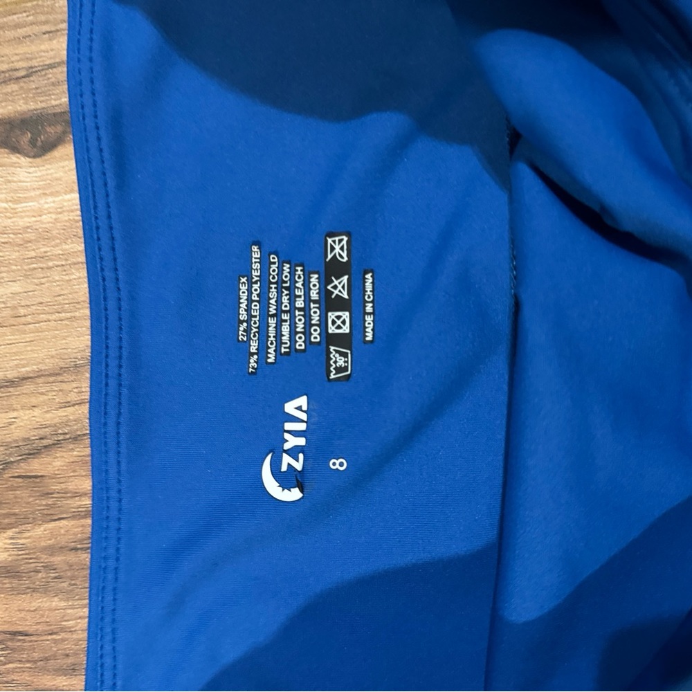 Zyia Blue Activewear Leggings